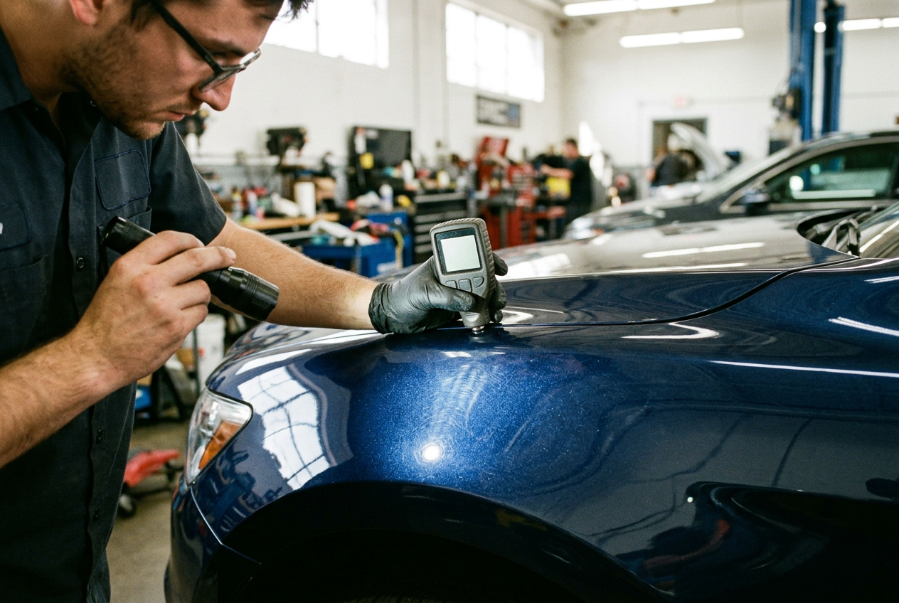 Paint inspection — Ceramic Coating process step 02