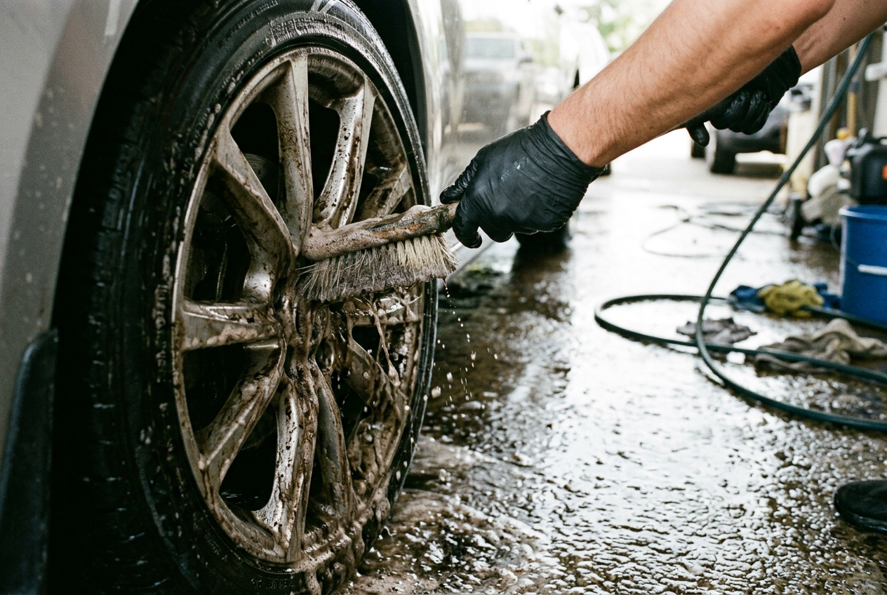 Wash & decontaminate — Exterior Detailing process step 03