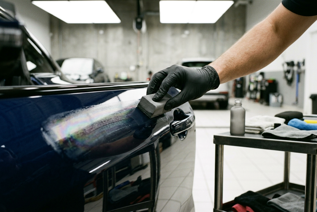 Coating & cure — Ceramic Coating process step 04