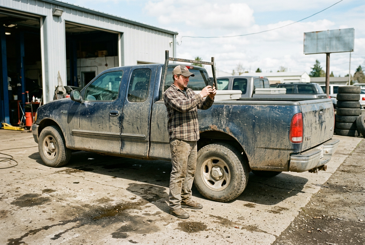 Send the details — Exterior Detailing process step 01