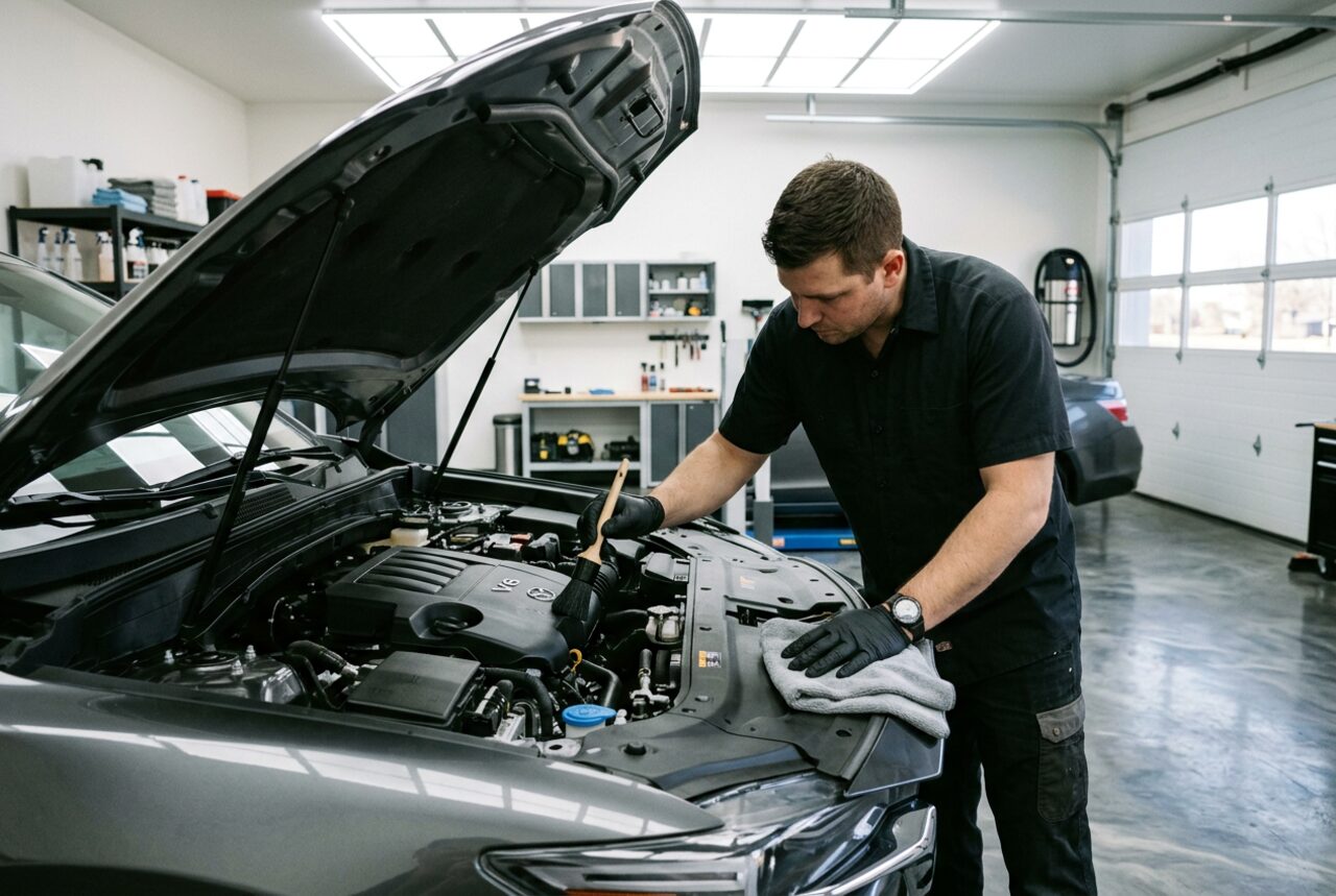 Engine Bay Cleaning & Alaska Maintenance by Twisted Auto Detail in Anchorage, Alaska