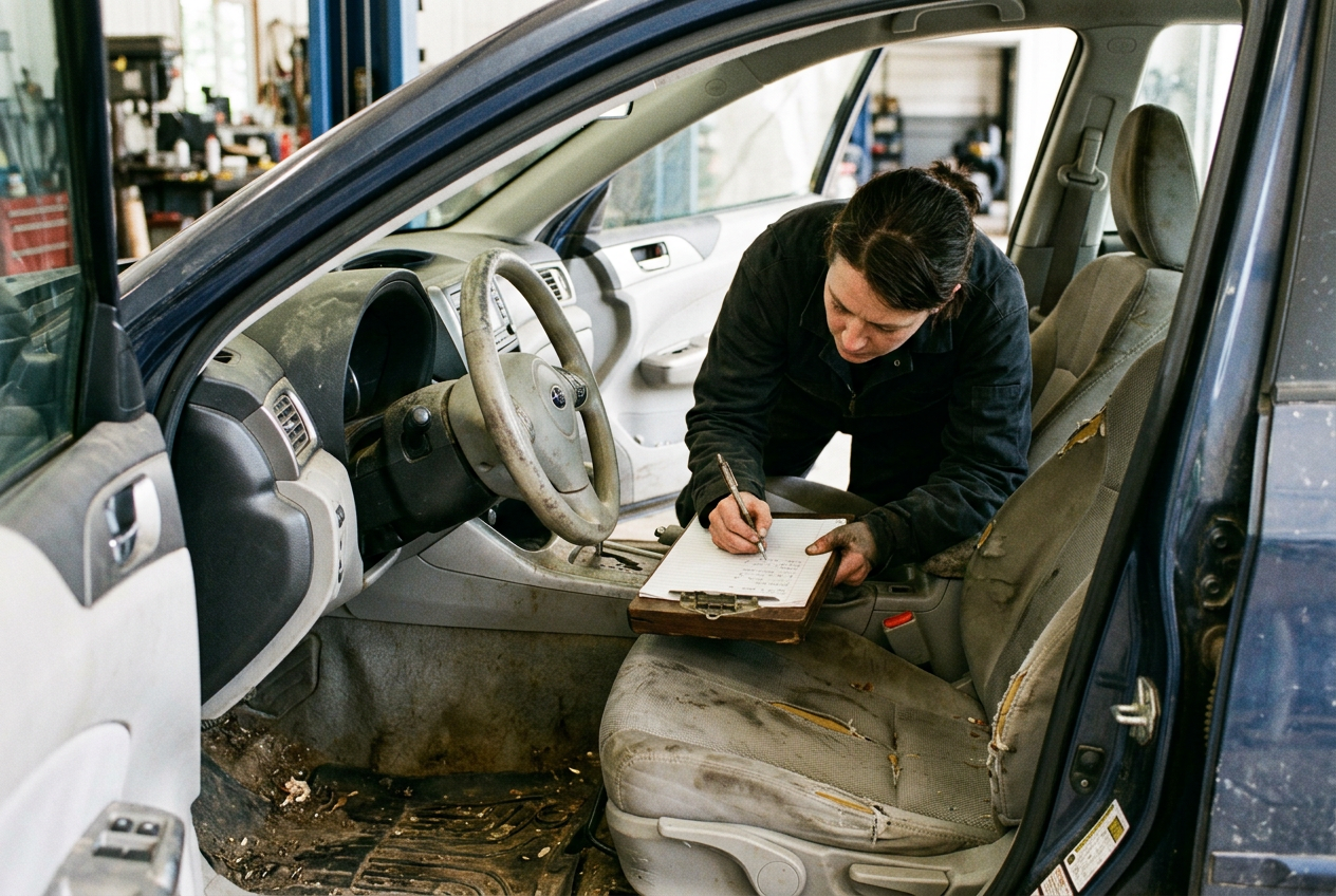 Condition-based quote — Interior Detailing process step 02